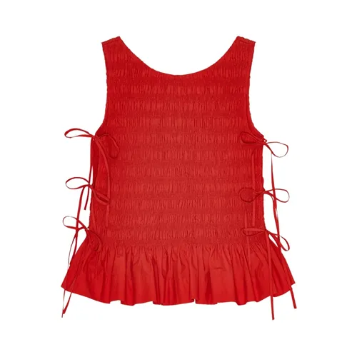 Tops > Sleeveless Tops - - Ganni - Modalova