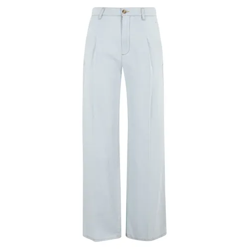 Jeans > Straight Jeans - - Semicouture - Modalova