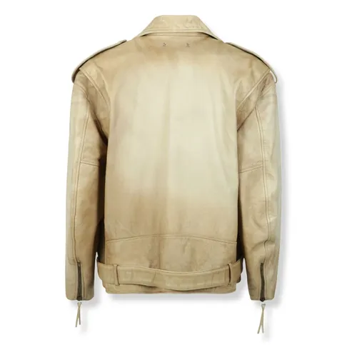 Jackets > Leather Jackets - - Golden Goose - Modalova