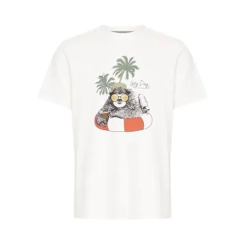Blend - Tops > T-Shirts - White - Blend - Modalova