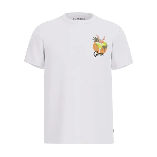 Guess - Tops > T-Shirts - White - Guess - Modalova