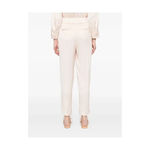 Trousers > Wide Trousers - - Peserico - Modalova
