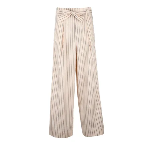 Trousers > Wide Trousers - - Roberto Collina - Modalova