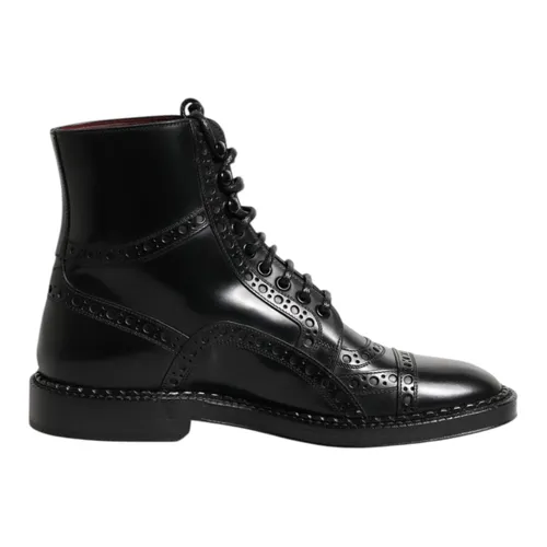 Shoes > Boots > Lace-up Boots - - Dolce & Gabbana - Modalova