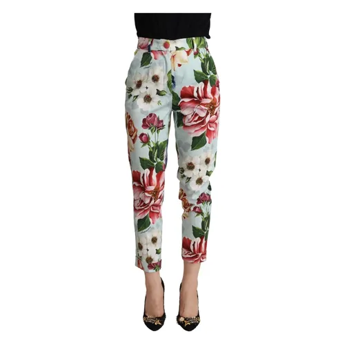 Trousers > Cropped Trousers - - Dolce & Gabbana - Modalova