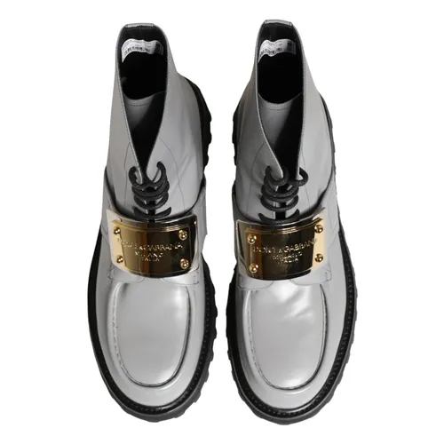 Shoes > Boots > Lace-up Boots - - Dolce & Gabbana - Modalova