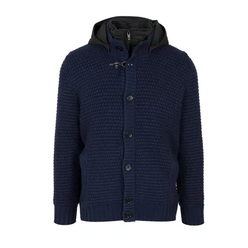 Fay - Knitwear > Cardigans - Blue - Fay - Modalova