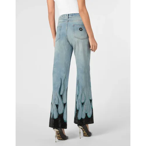 Jeans > Wide Jeans - - Philipp Plein - Modalova