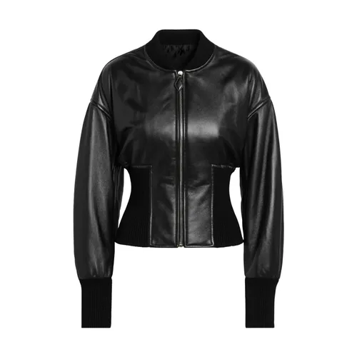 Jackets > Leather Jackets - - Alaïa - Modalova
