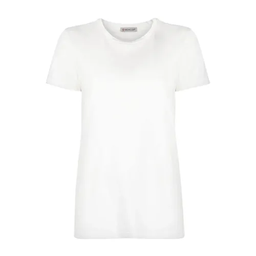 Moncler - Tops > T-Shirts - White - Moncler - Modalova