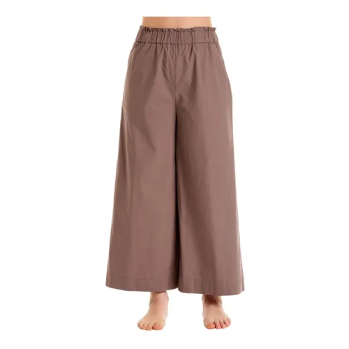 Trousers > Wide Trousers - - Alessia Santi - Modalova