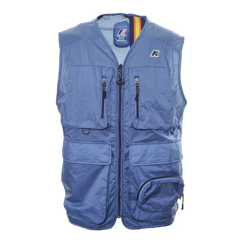 K-Way - Jackets > Vests - Blue - K-Way - Modalova