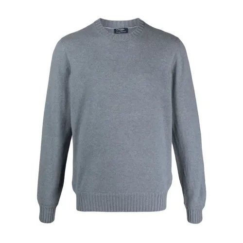 Knitwear > Round-neck Knitwear - - Barba - Modalova