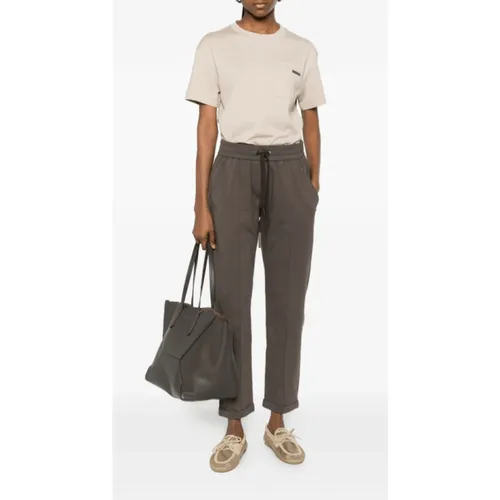 Tops > T-Shirts - - Brunello Cucinelli - Modalova