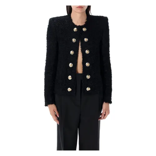 Jackets > Tweed Jackets - - Balmain - Modalova