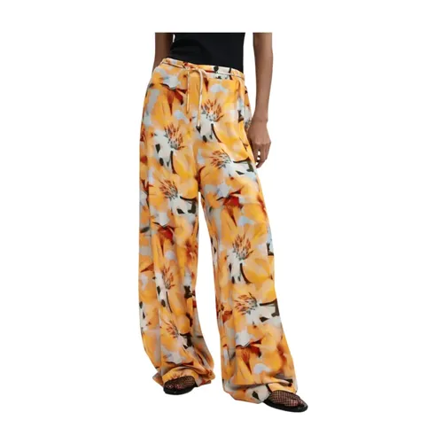 Trousers > Wide Trousers - - Desigual - Modalova