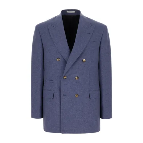 Jackets > Blazers - - Brunello Cucinelli - Modalova