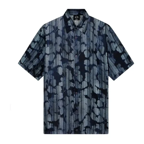 Shirts > Short Sleeve Shirts - - Armani Exchange - Modalova