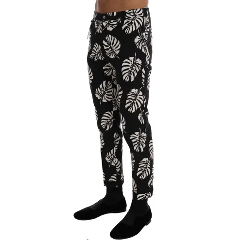 Trousers > Slim-fit Trousers - - Dolce & Gabbana - Modalova