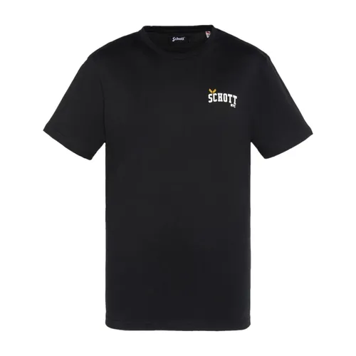Tops > T-Shirts - - Schott NYC - Modalova
