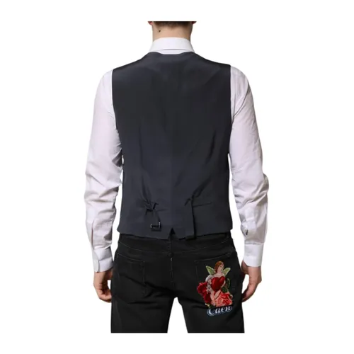 Suits > Suit Vests - - Dolce & Gabbana - Modalova
