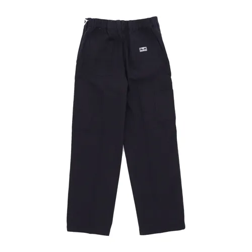 Trousers > Straight Trousers - - Obey - Modalova