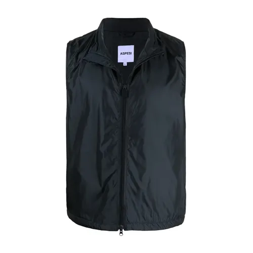Aspesi - Jackets > Vests - Blue - Aspesi - Modalova