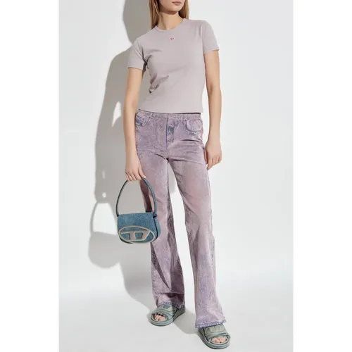 Diesel - Tops > T-Shirts - Purple - Diesel - Modalova
