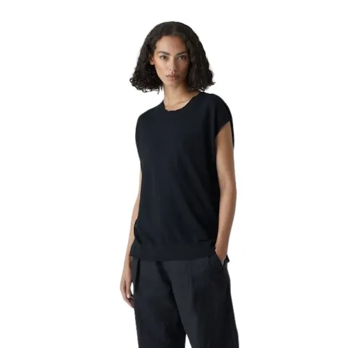 Closed - Tops > T-Shirts - Black - Closed - Modalova