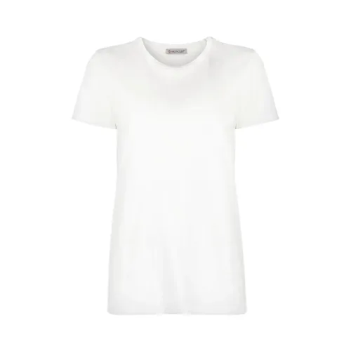 Moncler - Tops > T-Shirts - White - Moncler - Modalova