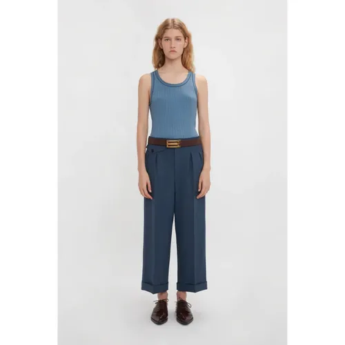 Trousers > Wide Trousers - - Victoria Beckham - Modalova