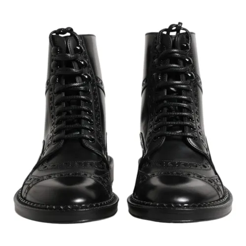 Shoes > Boots > Lace-up Boots - - Dolce & Gabbana - Modalova