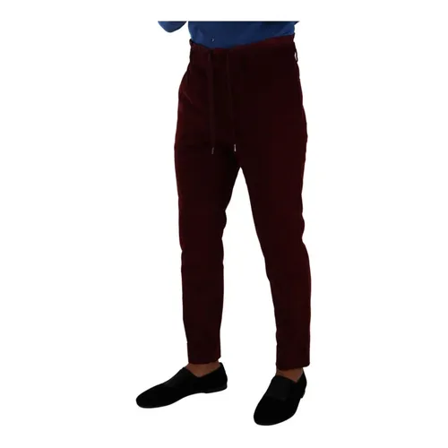 Trousers > Slim-fit Trousers - - Dolce & Gabbana - Modalova