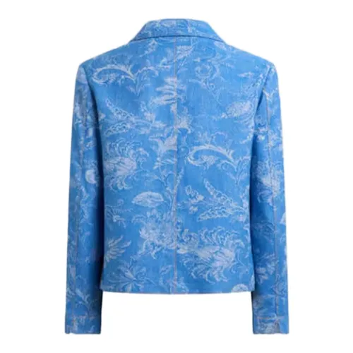 Etro - Jackets > Blazers - Blue - Etro - Modalova