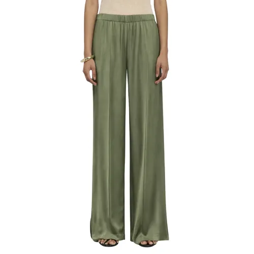 Trousers > Wide Trousers - - Semicouture - Modalova