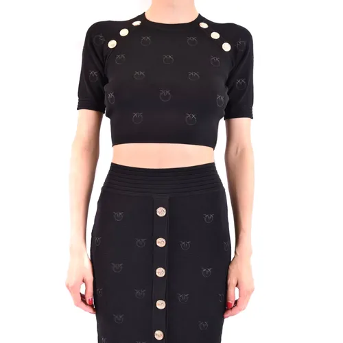 Pinko - Tops > T-Shirts - Black - Pinko - Modalova