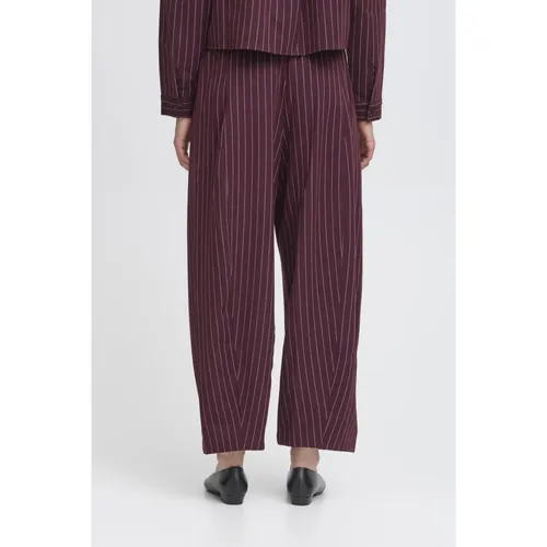 Trousers > Wide Trousers - - Ichi - Modalova