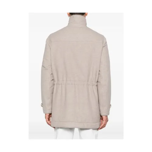 Coats > Single-Breasted Coats - - Brunello Cucinelli - Modalova