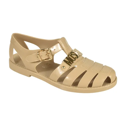 Shoes > Sandals > Flat Sandals - - Moschino - Modalova