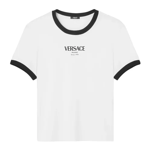 Versace - Tops > T-Shirts - White - Versace - Modalova