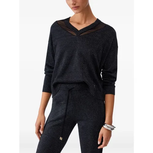 Knitwear > V-neck Knitwear - - Liu Jo - Modalova