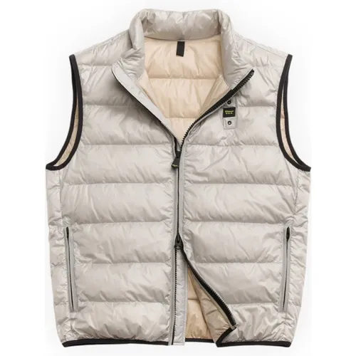 Blauer - Jackets > Vests - Beige - Blauer - Modalova