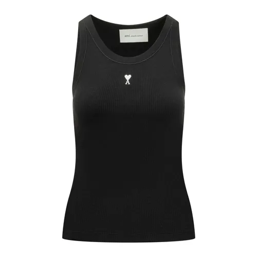 Tops > Sleeveless Tops - - Ami Paris - Modalova