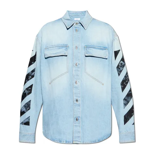 Shirts > Denim Shirts - - Off White - Modalova