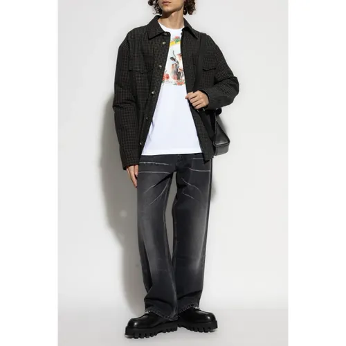 Jeans > Straight Jeans - - Moschino - Modalova