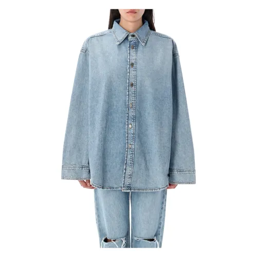 Blouses & Shirts > Denim Shirts - - Haikure - Modalova