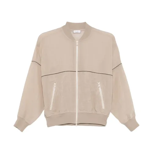 Jackets > Bomber Jackets - - Brunello Cucinelli - Modalova