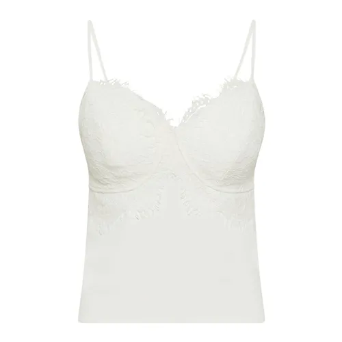 Tops > Sleeveless Tops - - Cream - Modalova