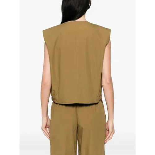 Yerse - Jackets > Vests - Green - Yerse - Modalova