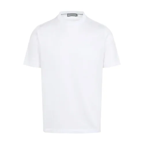 Canali - Tops > T-Shirts - White - Canali - Modalova